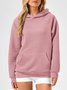 Loose Hoodie Pocket Stitching Casual Hoodie