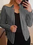 Wrap Geometric Loose Urban Blazer