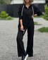 Casual Plain Two-Piece Set