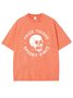 Loose Halloween Casual Crew Neck T-Shirt