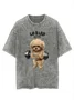 Go hard or go home Washed Gym Dog T-shirt