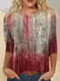 Halloween Crew Neck Jersey Casual T-Shirt