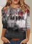 Halloween Crew Neck Jersey Casual T-Shirt