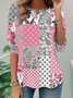 Jersey Casual Polka Dots T-Shirt