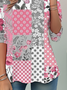 Jersey Casual Polka Dots T-Shirt