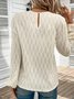 Plain Casual Blouse