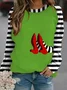 Women'S Halloween Printed Sweatshirt