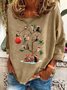 Christmas Tree Cat Casual Sweatshirt