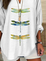 Dragonfly Casual Notched Blouse
