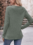 Casual Loose Crew Neck Blouse