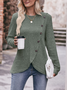 Casual Loose Crew Neck Blouse