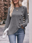 Casual Loose Crew Neck Blouse