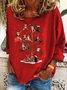 Christmas Tree Cat Casual Sweatshirt