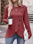 Casual Loose Crew Neck Blouse
