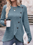 Casual Loose Crew Neck Blouse