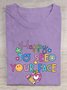 Back To School Happy To See Your Face Cotton T-shirt