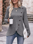 Casual Loose Crew Neck Blouse