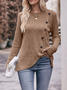 Casual Loose Crew Neck Blouse