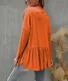 Plain Casual Crew Neck Loose Jacket