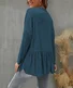 Plain Casual Crew Neck Loose Jacket