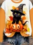 Loose Cat Casual Sweatshirt