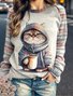 Casual Cat Sweatshirt
