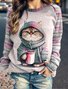 Casual Cat Sweatshirt