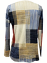 Women's Casual Geometric Print Round Neck Long Sleeve T-Shirt