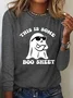 Halloween casual round neck women's T-shirt