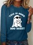 Halloween casual round neck women's T-shirt