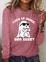 Halloween casual round neck women's T-shirt