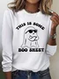Halloween casual round neck women's T-shirt