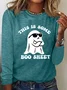 Halloween casual round neck women's T-shirt