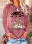 Loose Casual Dog Blouse