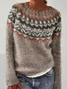 Casual Loose Crew Neck Sweater