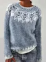 Casual Loose Crew Neck Sweater