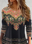 Jersey Crew Neck Casual Loose T-Shirt