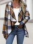 Plaid Loose Casual Jacket