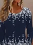 Loose Casual Jersey Crew Neck T-Shirt