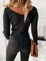 Plain Casual Blouse
