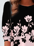 Floral Print Long Sleeve T-Shirt