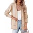 Wool/Knitting Casual Plain Buckle Cardigan