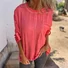 Crew Neck Plain Casual Regular Fit Sweatshirt
