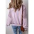 Crew Neck Casual Lace Loose Sweatshirt