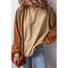 Lace Crew Neck Casual Sweatshirt