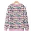 Santa Claus Casual Crew Neck Sweatshirt
