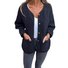 Loose Casual Buckle Crew Neck Teddy Jacket