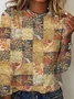 Casual Jersey Ethnic T-Shirt