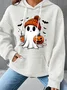 Casual Halloween Loose Hoodie