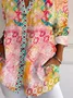 Hippie Ethnic Shirt Collar Loose Casual Shirt
